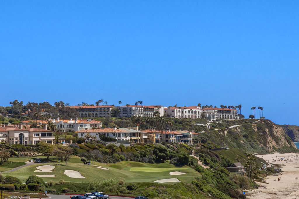 Monarch Beach golf course and resorts with ocean views