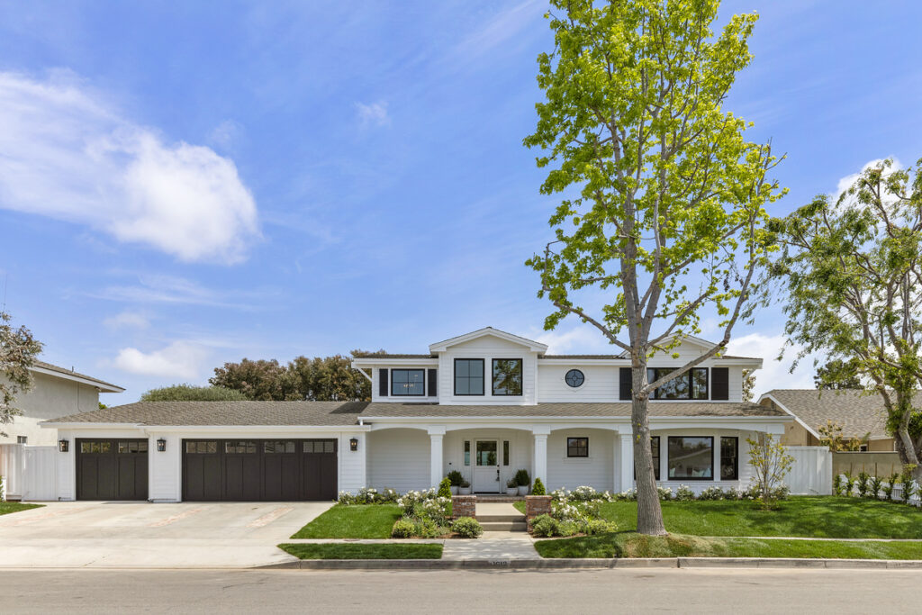 Luxury home exterior showcasing curb appeal preparing luxury home for sale by Stavros Group top luxury agents in Orange County