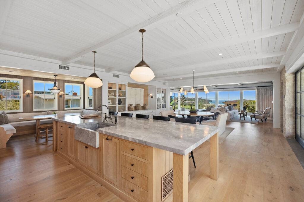 Great room open concept layout of luxury design Orange County home sold by Andy Stavros top local listing agent